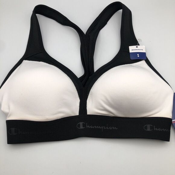 Champion Sports Bra Size Moderate Small Moisture Wicking Minimal Chafing - Picture 2 of 12